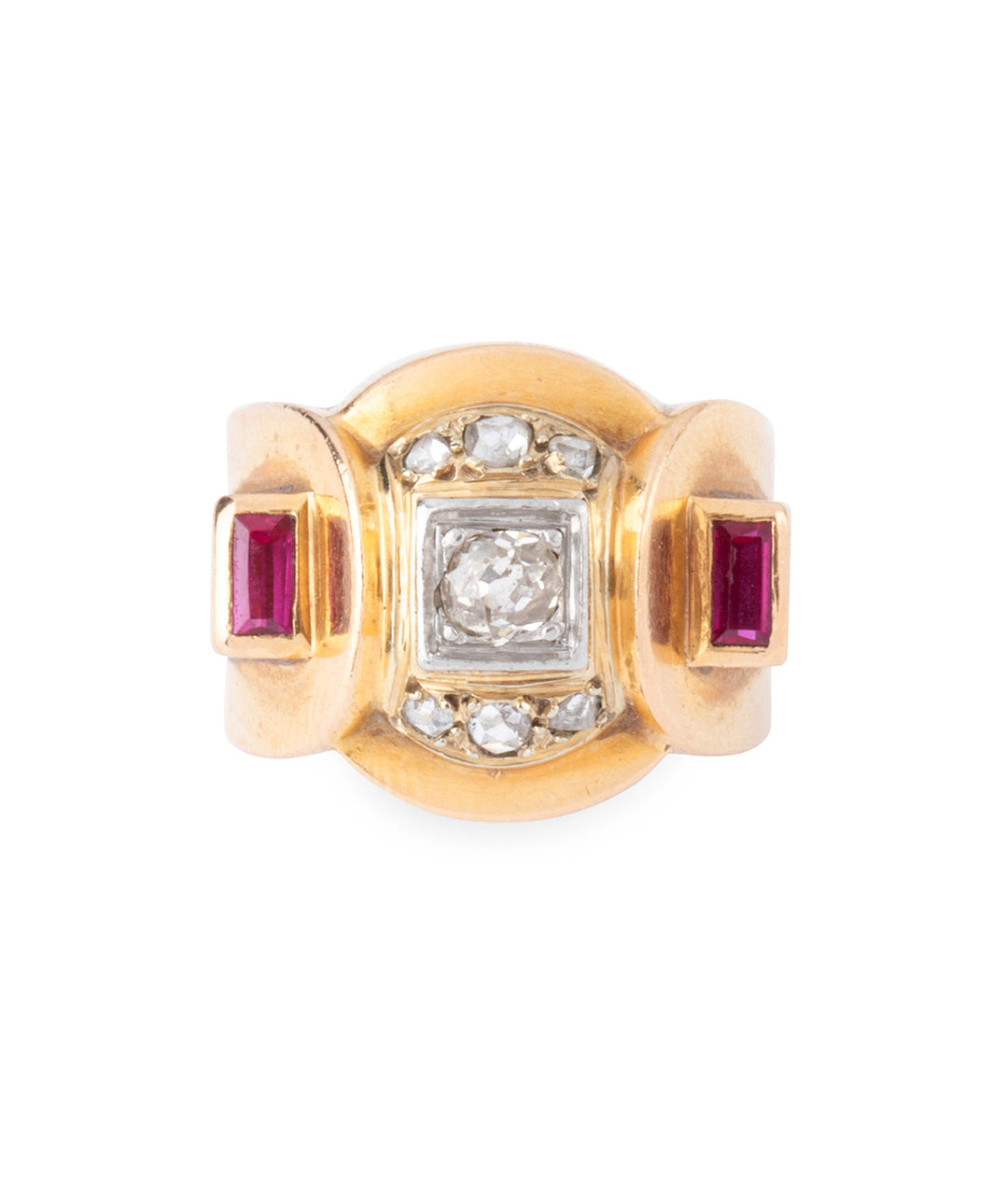 Vintage-pinky-ring-diamonds-rubies-Trine-Caillou-Paris