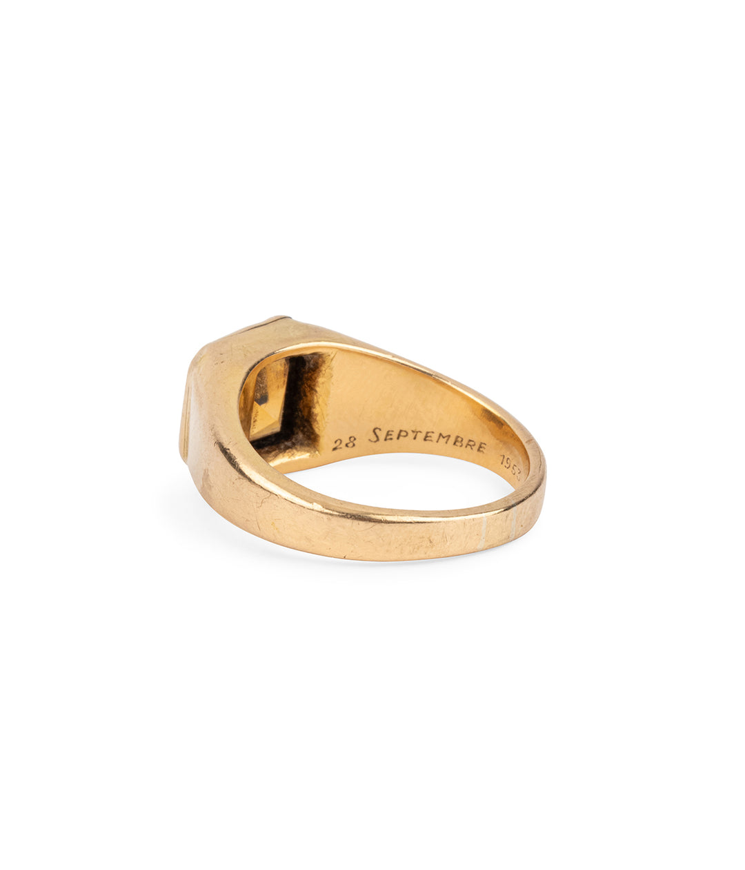 Vintage-ring-citrine-18K-gold-Hatim