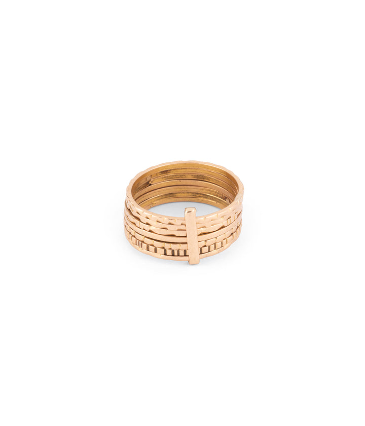 Vintage weekly ring 18k gold "Madina" - Caillou Paris