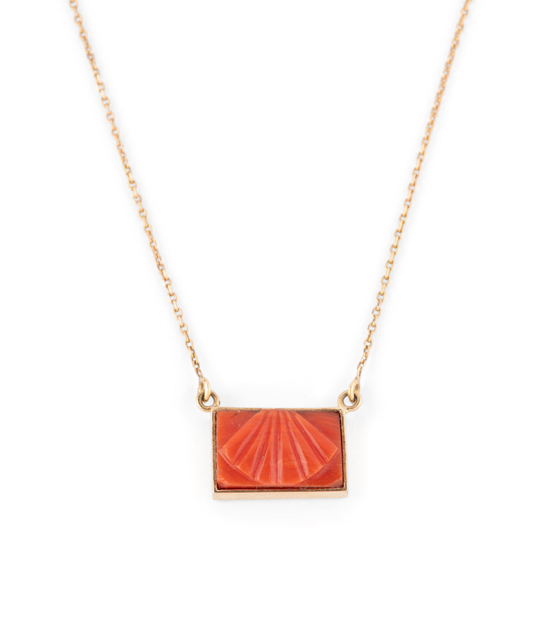 Collier ancien en or et corail "Mafatu"