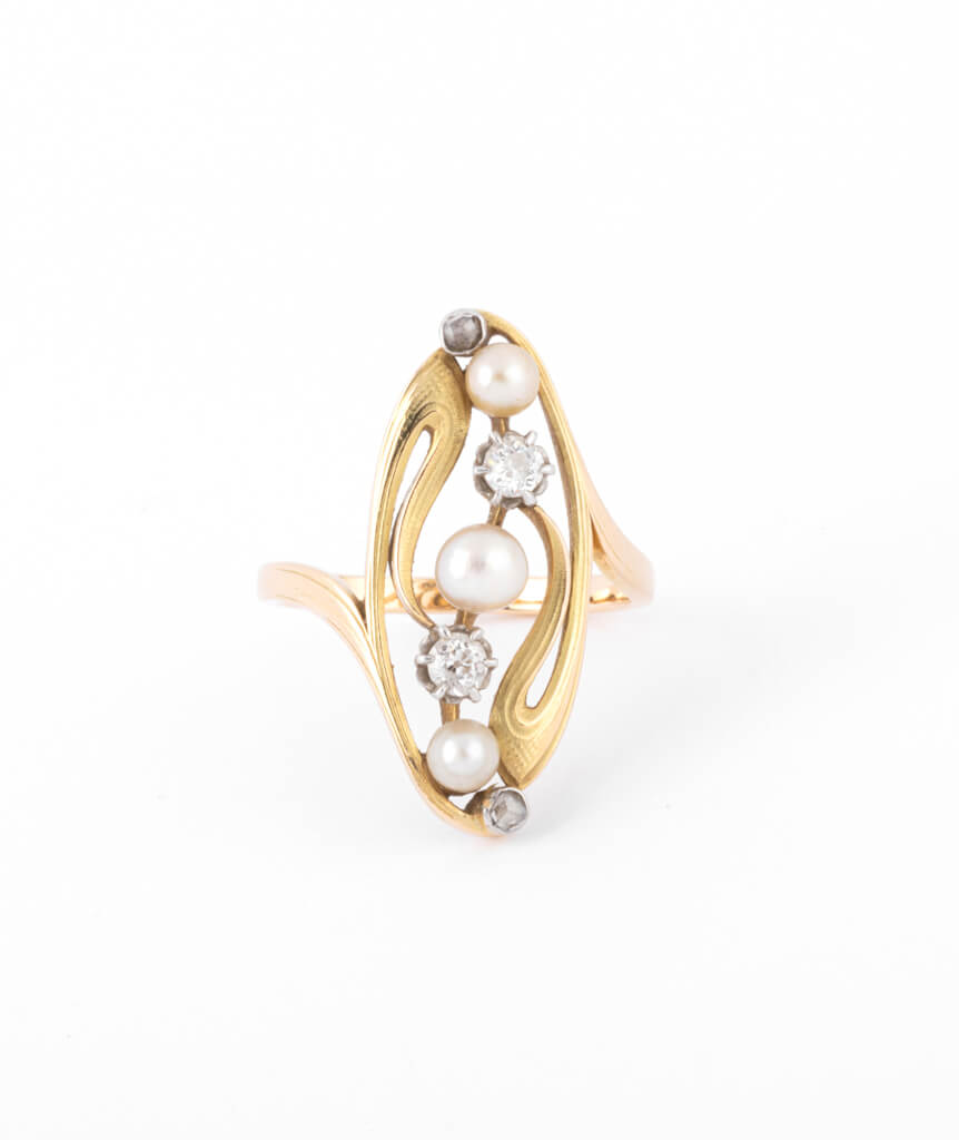 Caillou Paris - Bague Art nouveau Asta