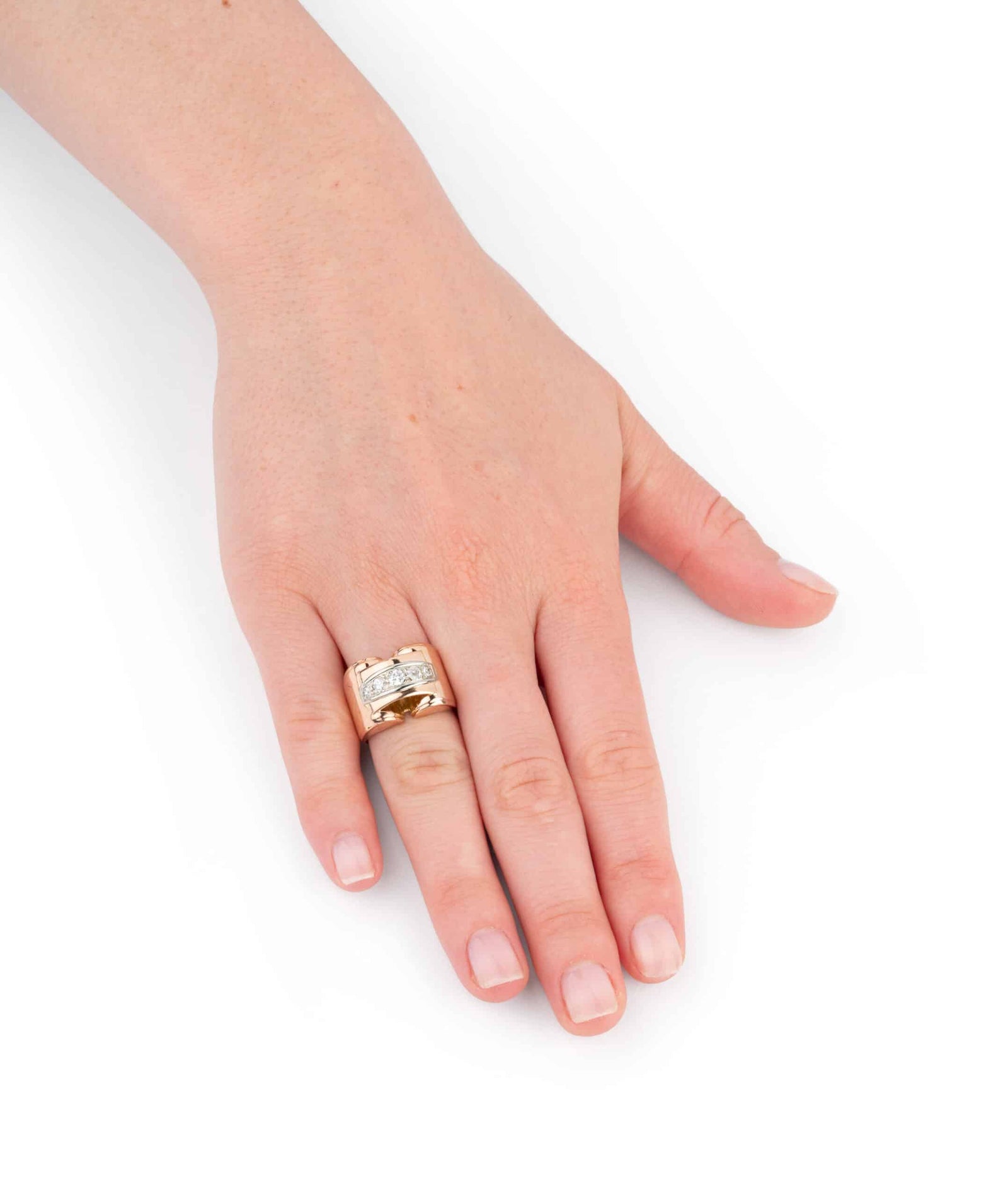 Caillou Paris Bague Tank Diamants Dallan Porter