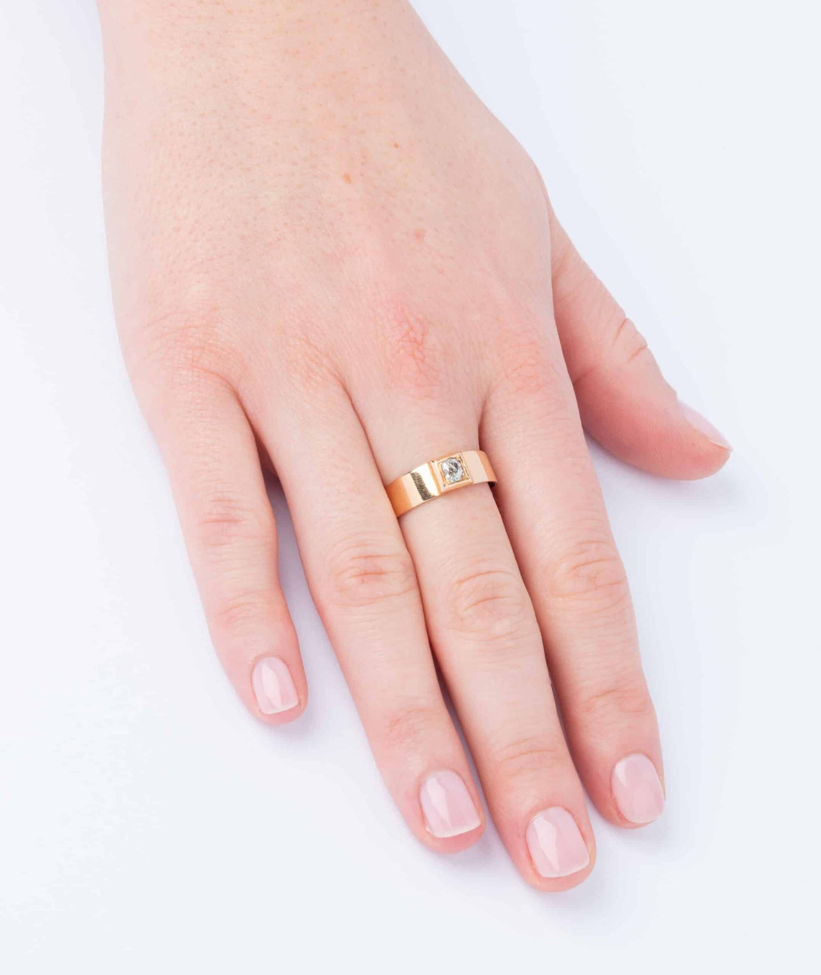 Caillou Paris Bague Ancienne Diamant Cesca Porter