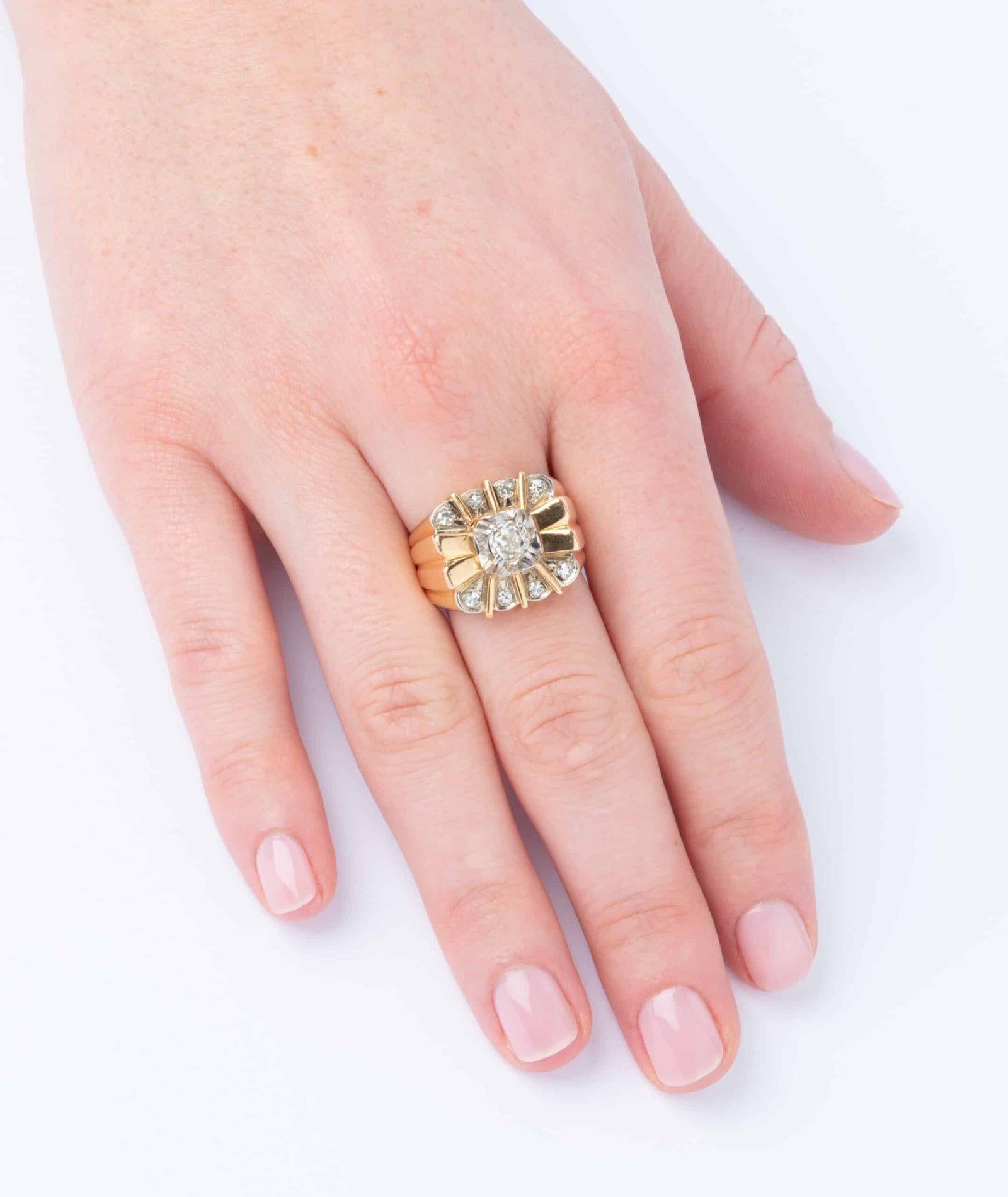 Caillou Paris Bague Ancienne Diamant Nori Porter