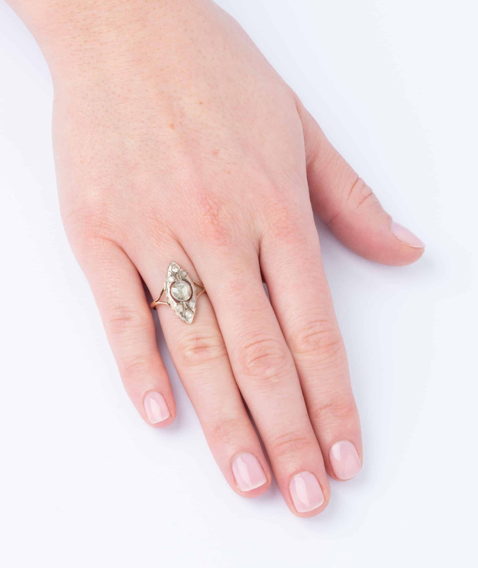 Caillou Paris Bague Ancienne Diamants Ruben Porter