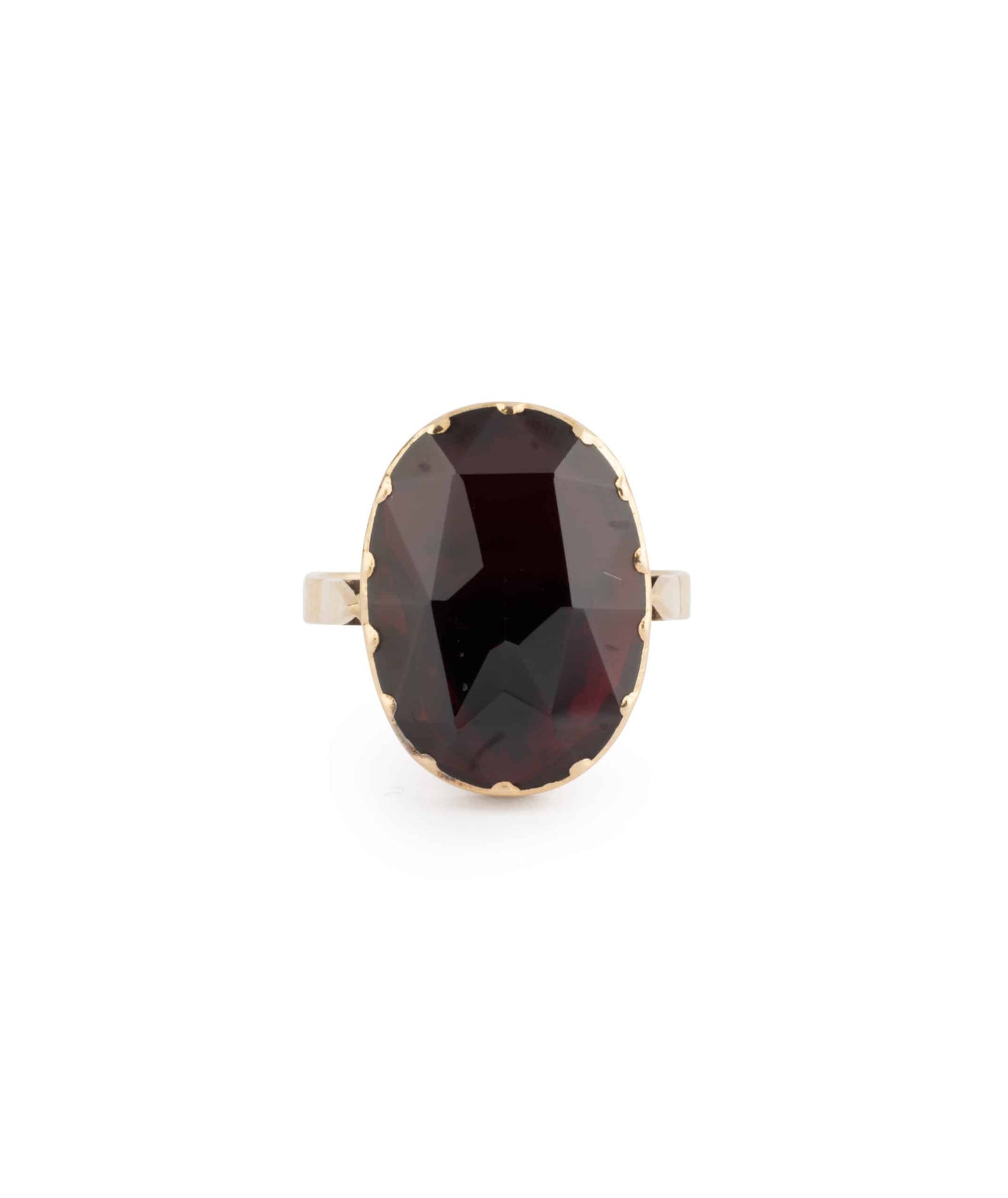 Caillou Paris Bague Ancienne Grenats De Perpignan Nati