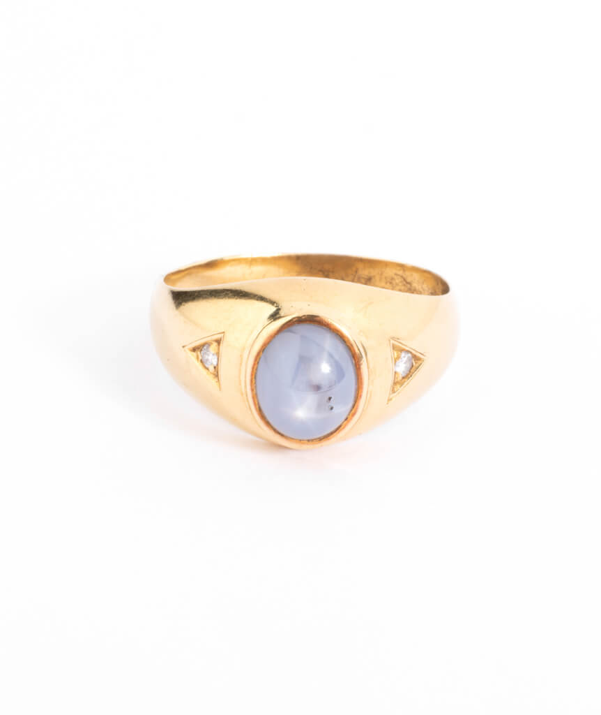 Caillou Paris - Bague ancienne saphir Asdrig