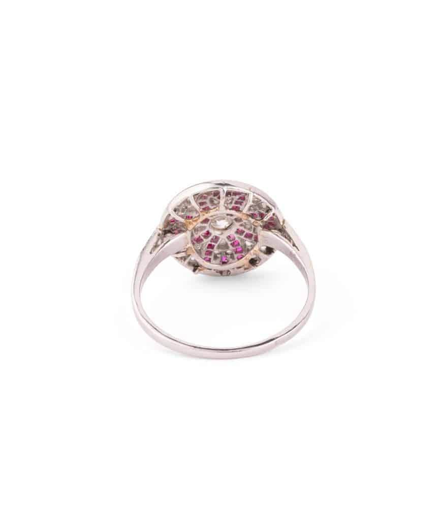 Bague ancienne art déco rubis - Bijoux anciens - Bagues 2 ors Bague ancienne art déco rubis - Bijoux anciens - Bagues 2 ors