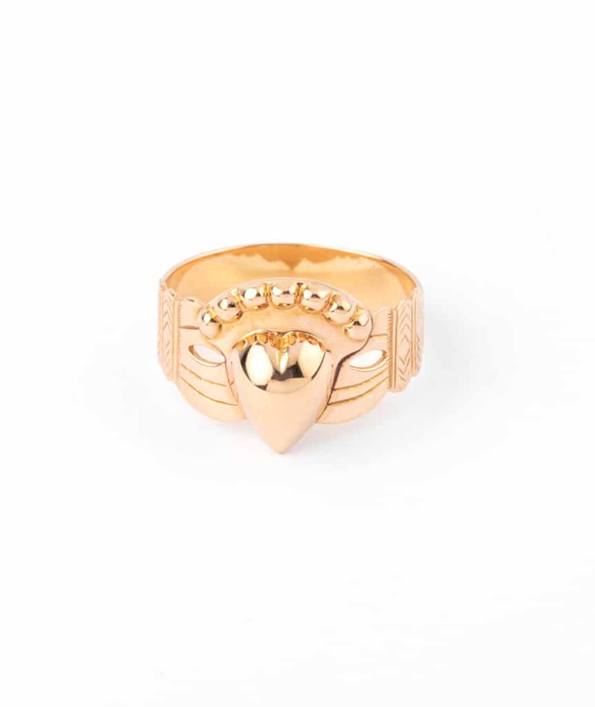 Caillou Paris - Bague de foi ancienne Karenza