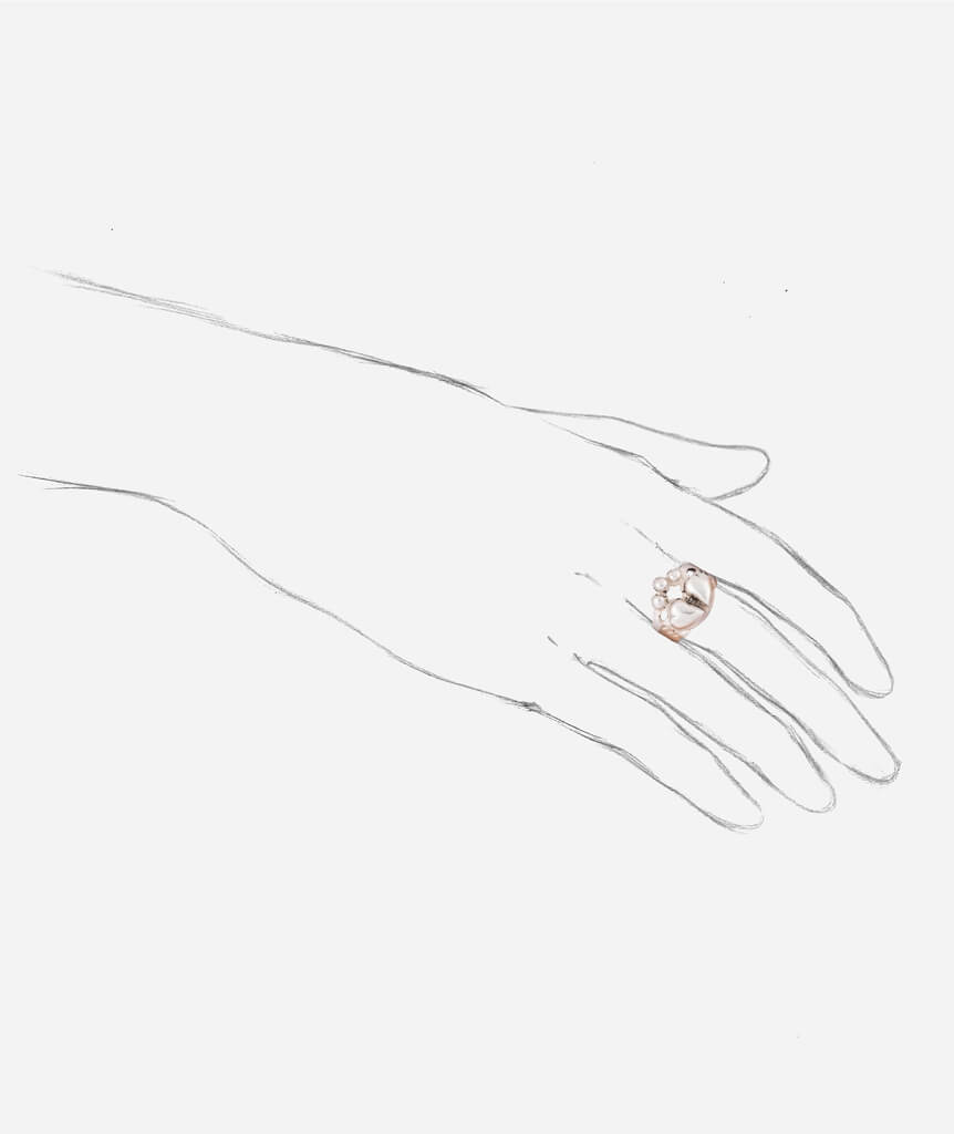 Bague de fois ancienne Morgann porter