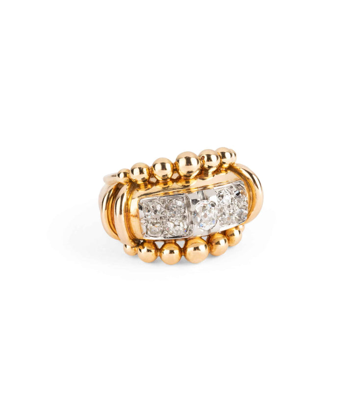 Caillou Paris Bague Jonc Perles Et Diamants Verda Details