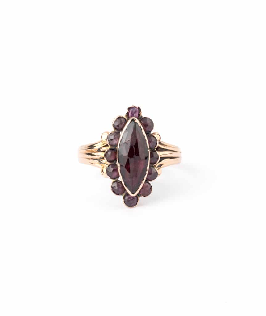 Caillou Paris - Bague marquise ancienne Etera