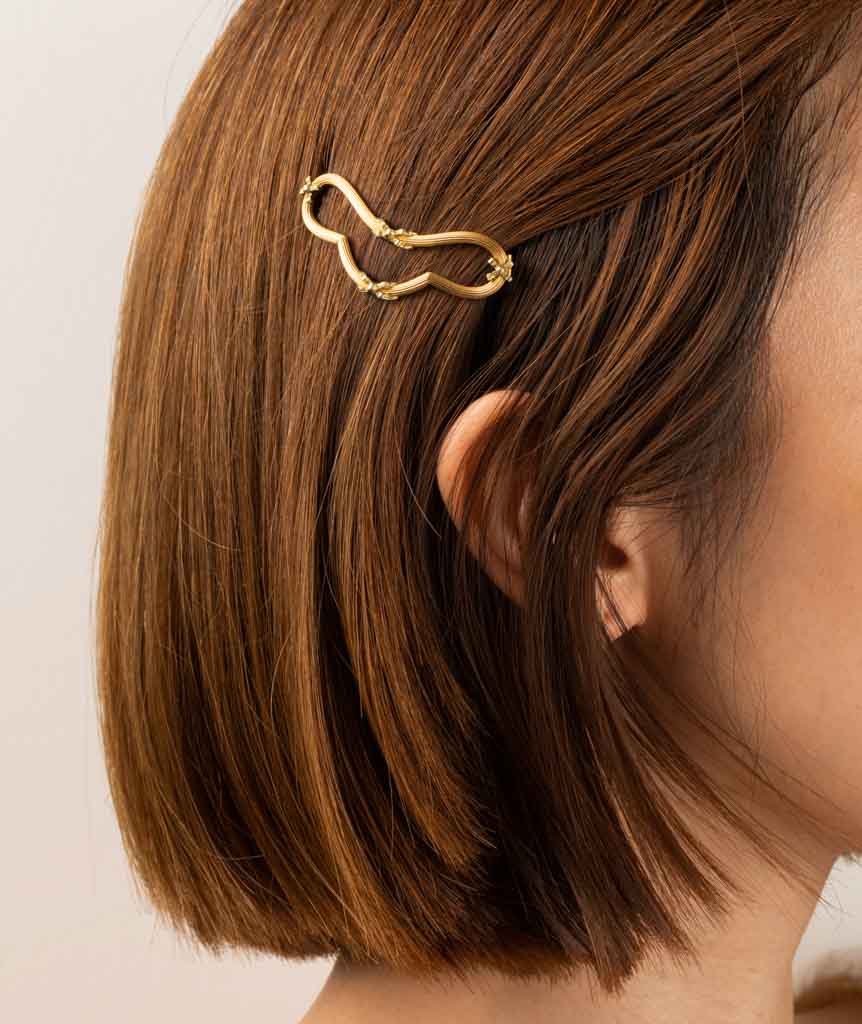 Caillou Paris Barrette Napoleon Iii Or Orpha Porter