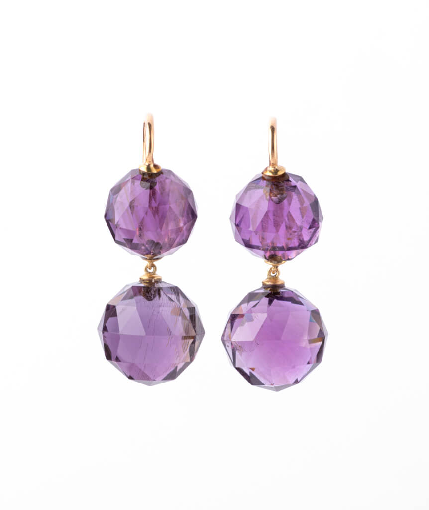 Caillou Paris - Boucles d'oreilles anciennes Napoléon III Ia