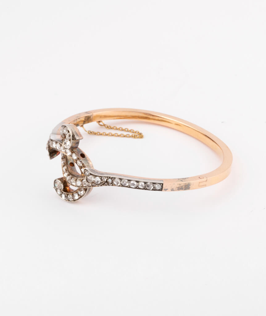Caillou Paris - Bracelet ancien diamant Leonti gauche