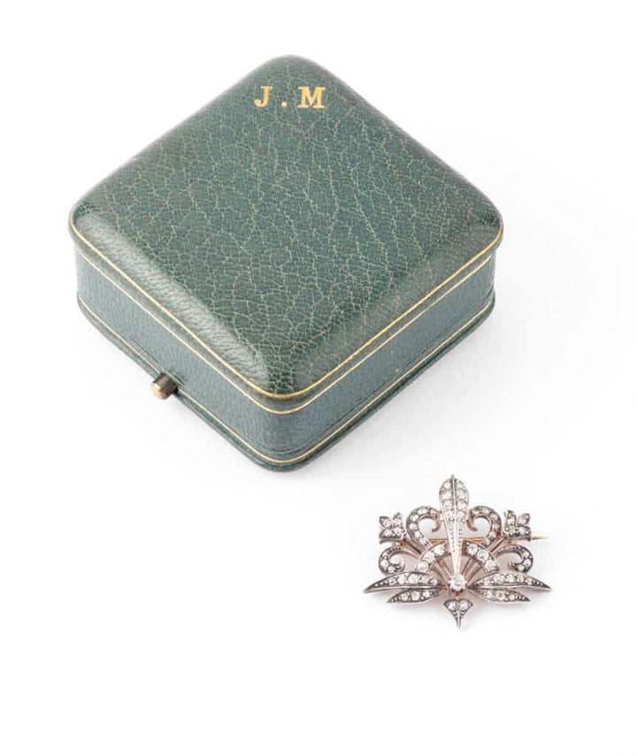 Caillou Paris - Broche Art nouveau diamant Merryl hors ecrin