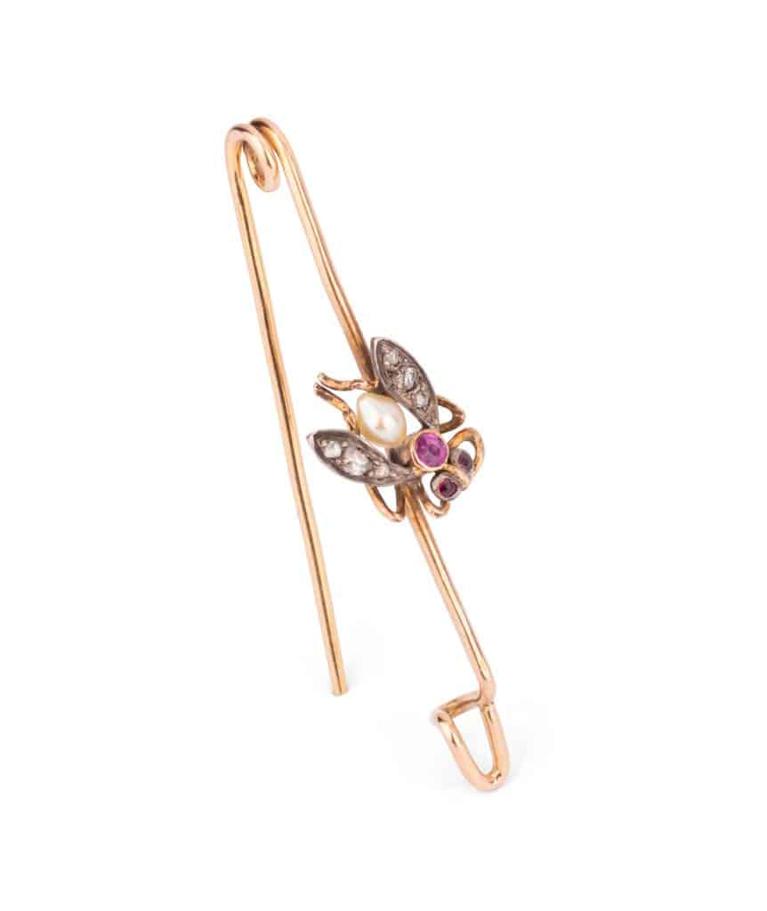 Broche Or Insecte Broche ancienne insecte
