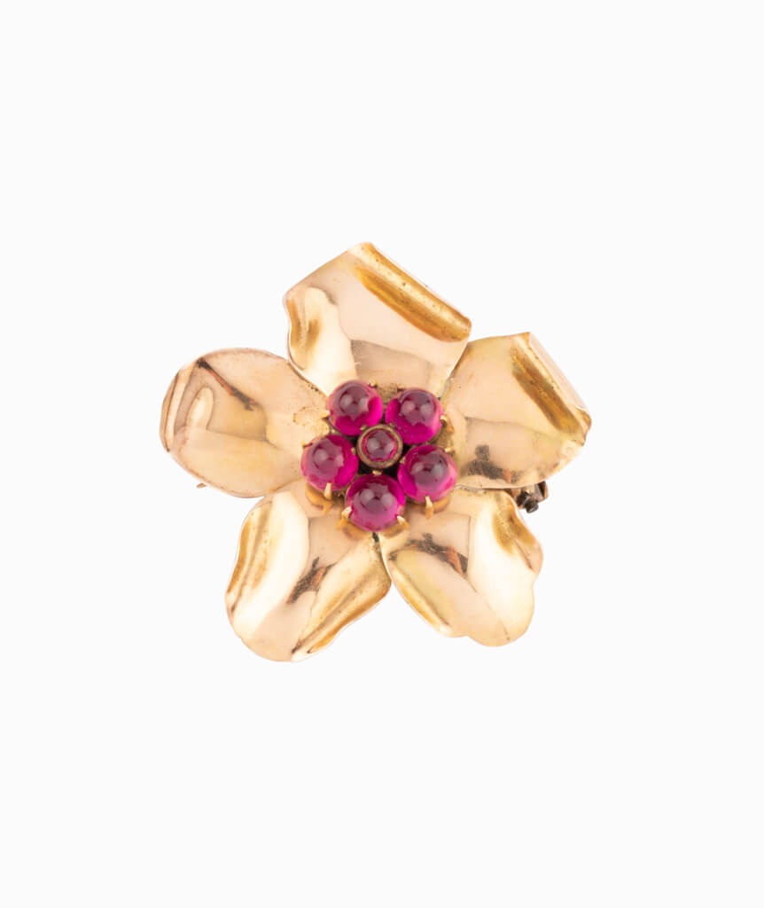 Caillou Paris - Broche fleur ancienne Glenn