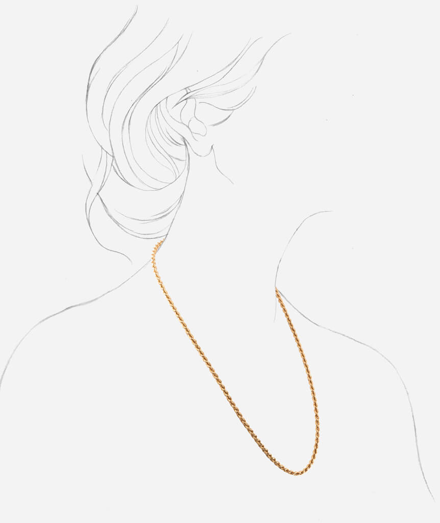 Caillou Paris - Collier ancien Orian porter