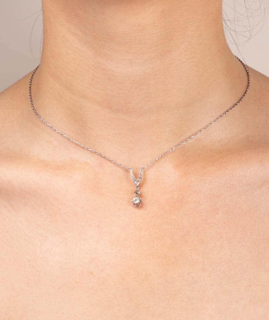 Caillou Paris Collier Art Deco Or Et Diamants Hedi Porter