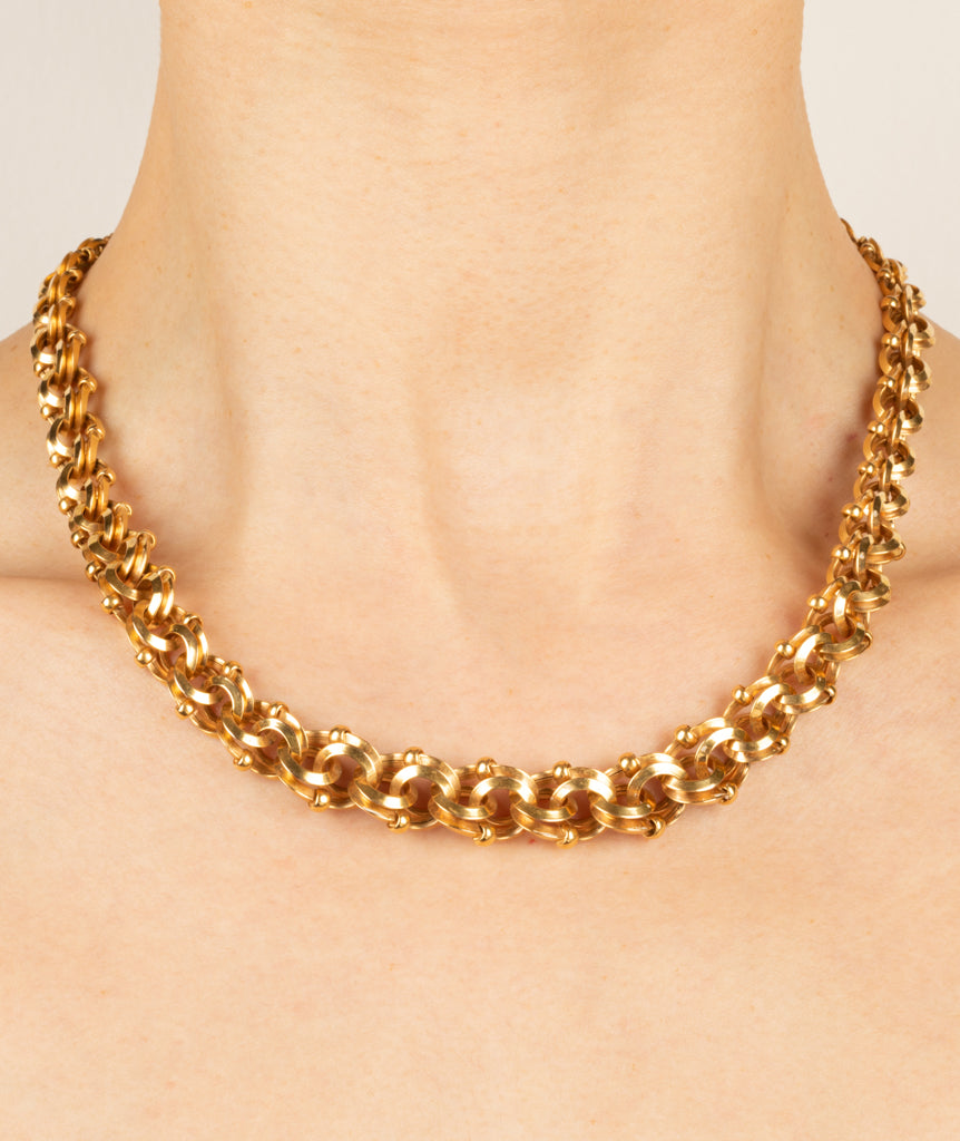 Caillou Paris Collier Ancien Or %22moumina Porter