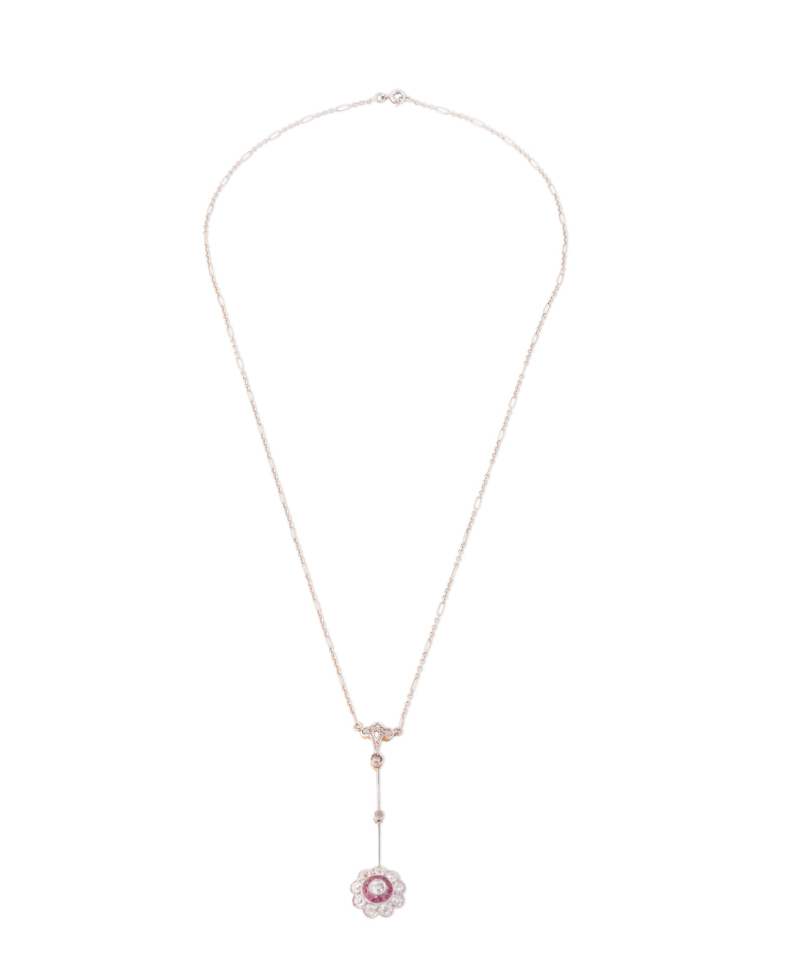 Caillou Paris Collier Ancien Rubis Teata