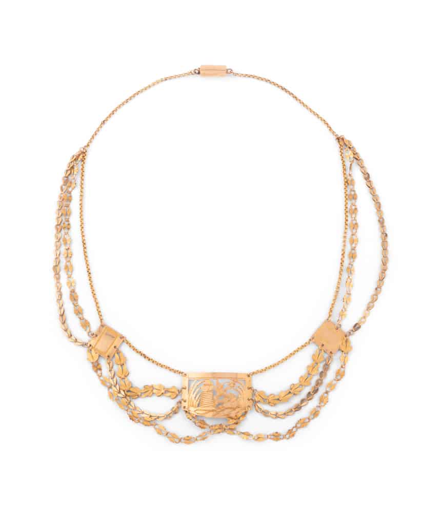 Caillou Paris Collier D Esclavage D Origine Auvergnate Or Abela