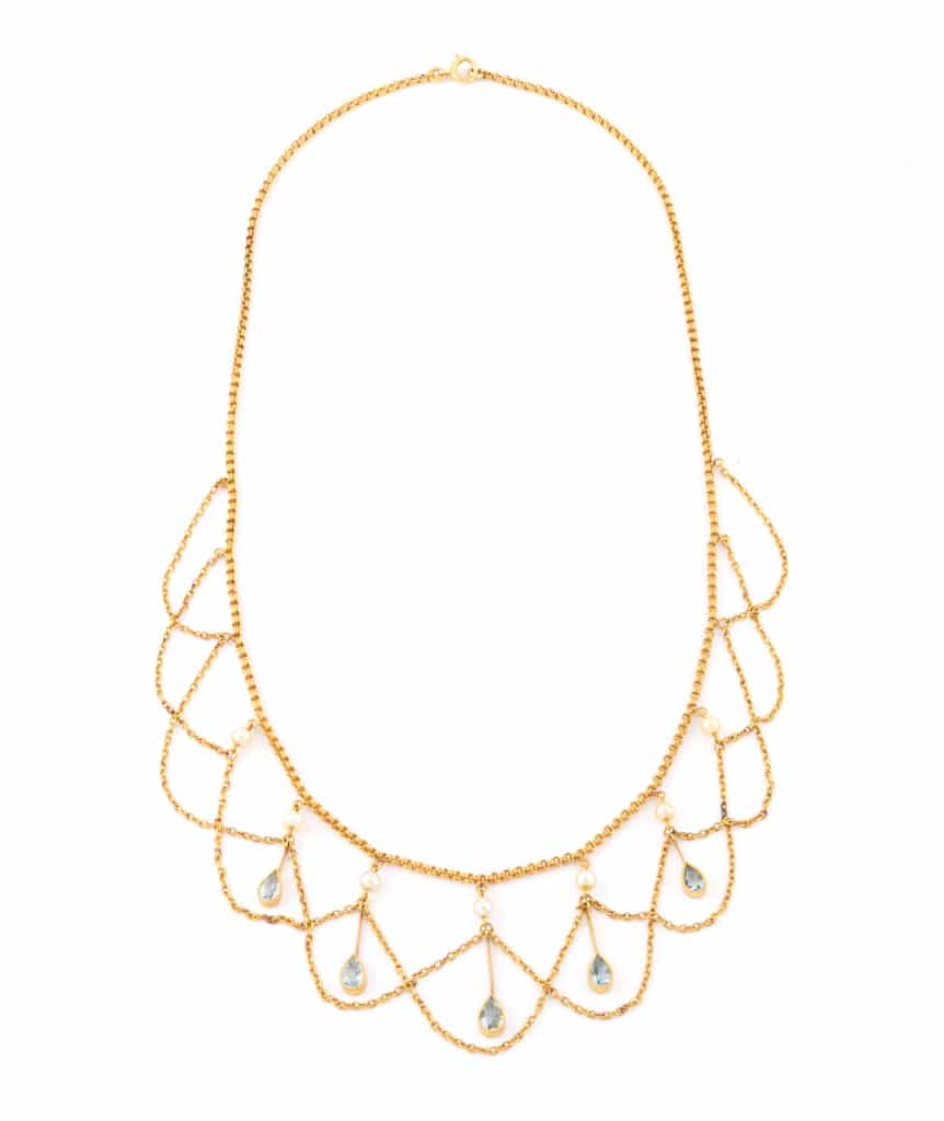 Caillou Paris - Collier draperie ancien "Fahra"