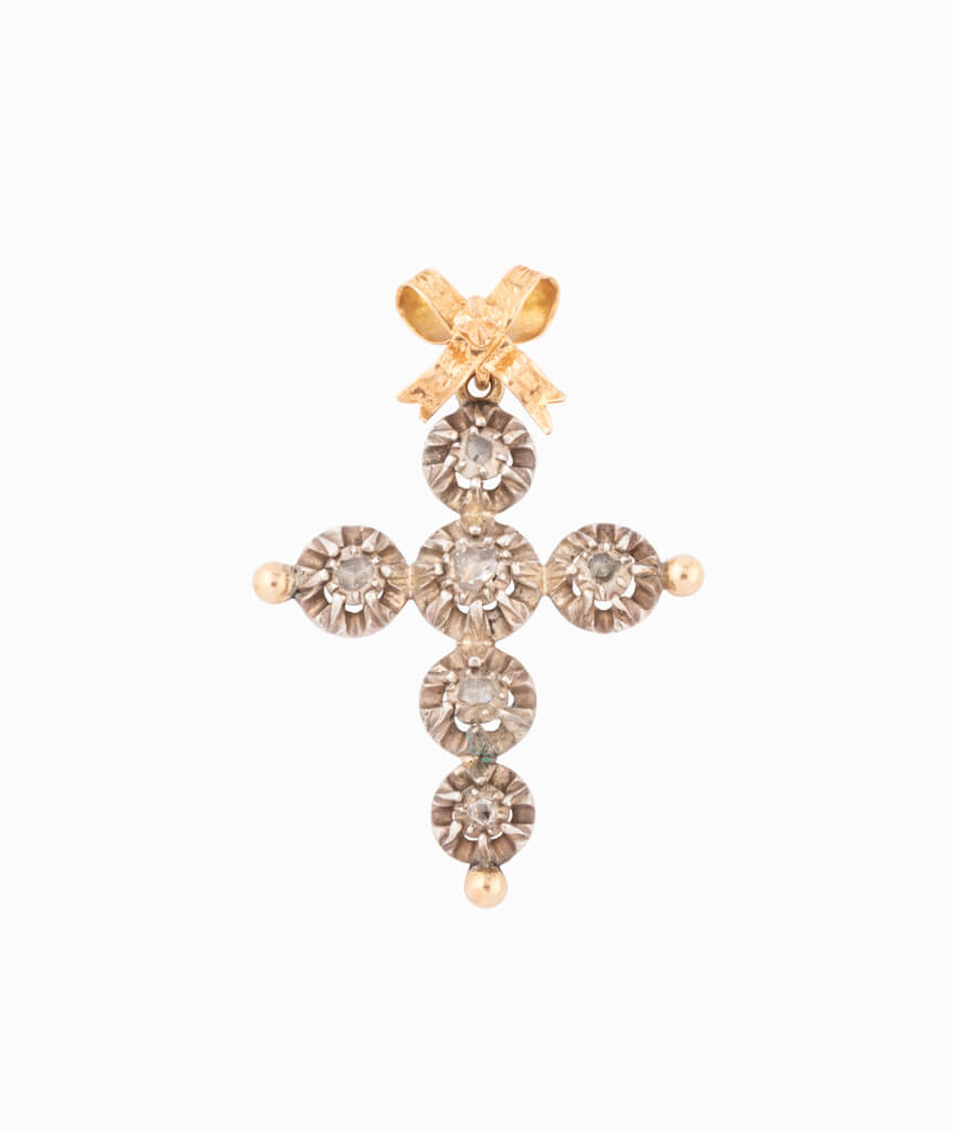 Caillou Paris Croix Ancienne Diamants %22sheila%22