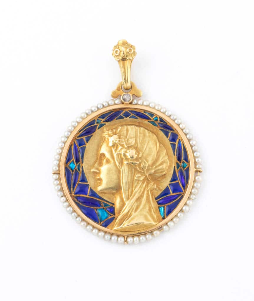 Caillou Paris - Médaille Art nouveau Uma
