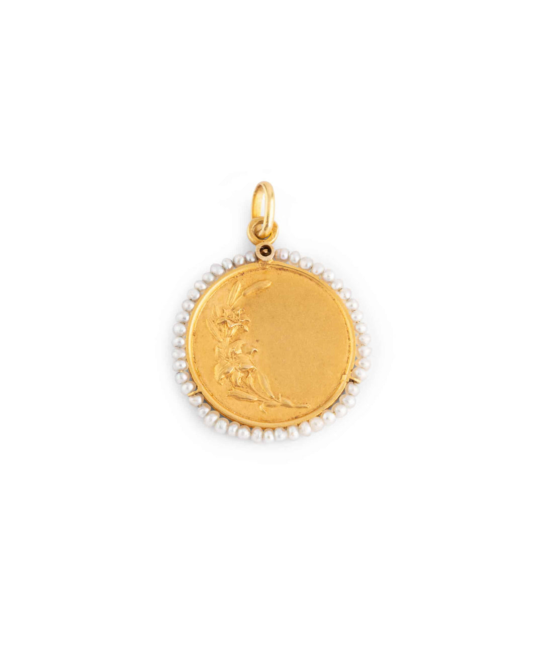 Caillou Paris Medaille Ancienne Liesa Dos