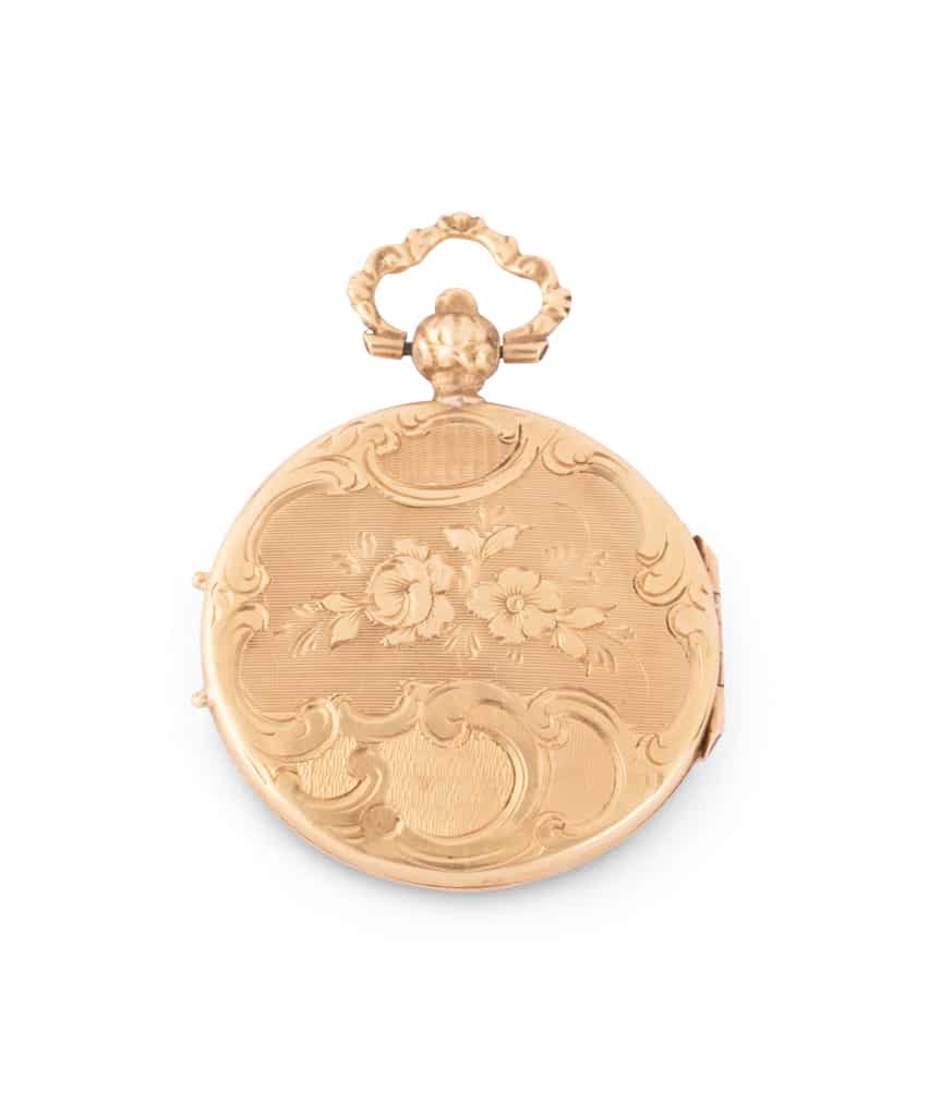 Caillou Paris Medaillon Porte Photo Napoleon Iii Or Kunal