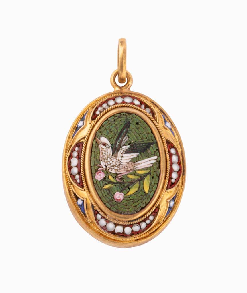 Caillou Paris Pendentif Ancien Argent Vermeille Petra