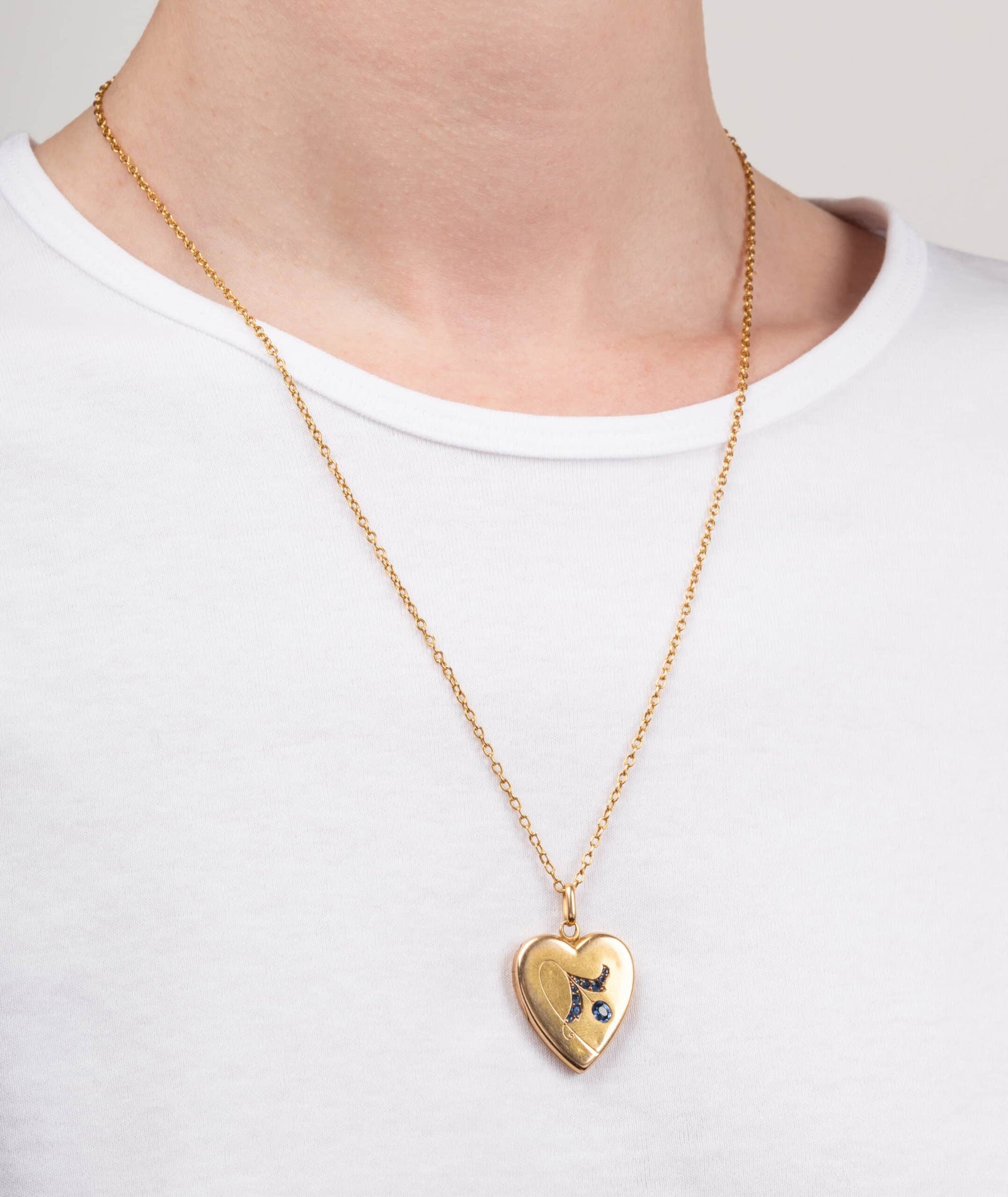 Caillou Paris Pendentif Coeur Ancien Fulvie Porter