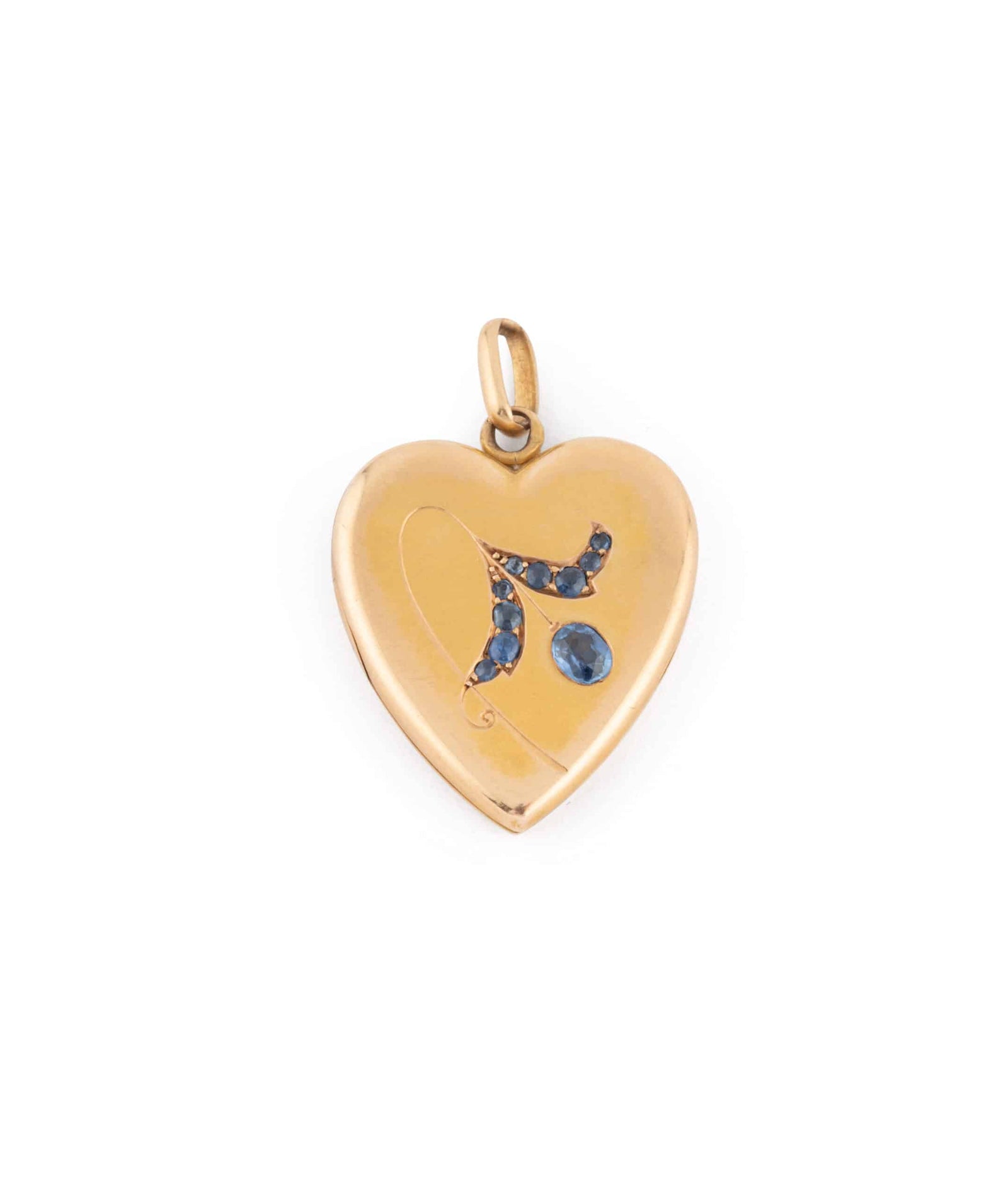Caillou Paris Pendentif Coeur Ancien Fulvie