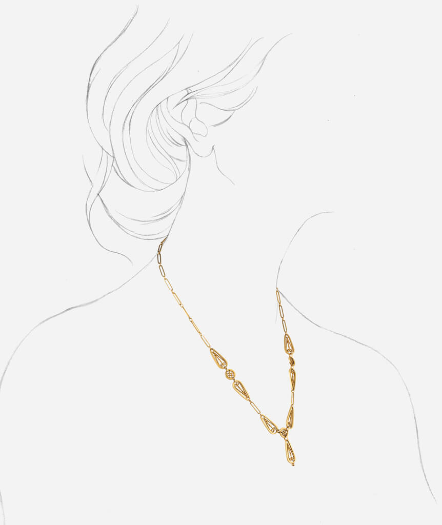 Collier Filodoro porter